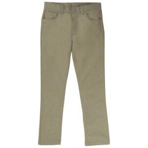 French Toast SK9495 Boys Slim Fit Five Pocket Pant - Khaki